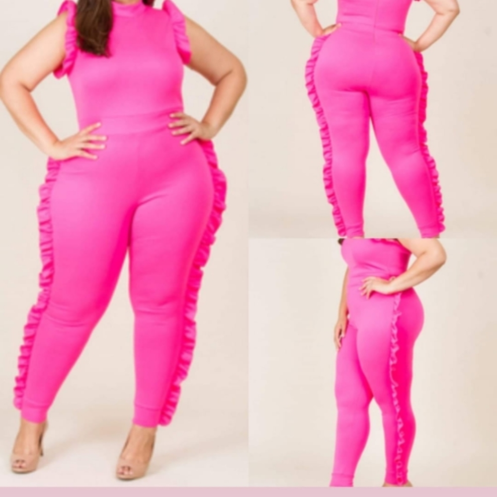 Pink jumpsuit
